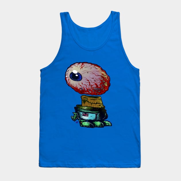 BIG EYEBALL ALIEN DUDE Tank Top by MatheussBerant